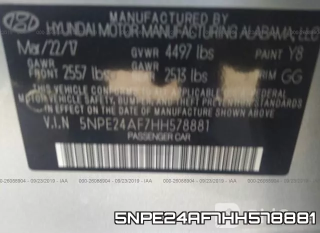5NPE24AF7HH578881 фото 10