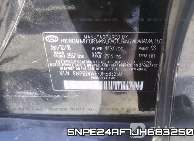 5NPE24AF7JH683250 фото 10