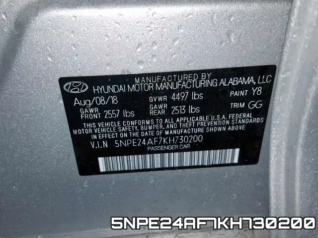 5NPE24AF7KH730200 фото 2
