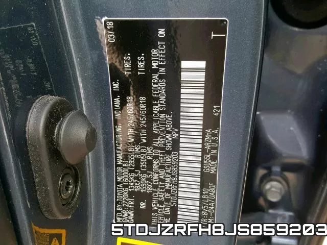 5TDJZRFH8JS859203 фото 2