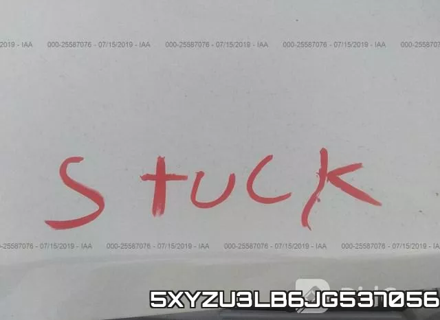 5XYZU3LB6JG537056 фото 2