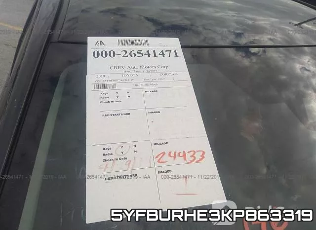 5YFBURHE3KP863319 фото 8