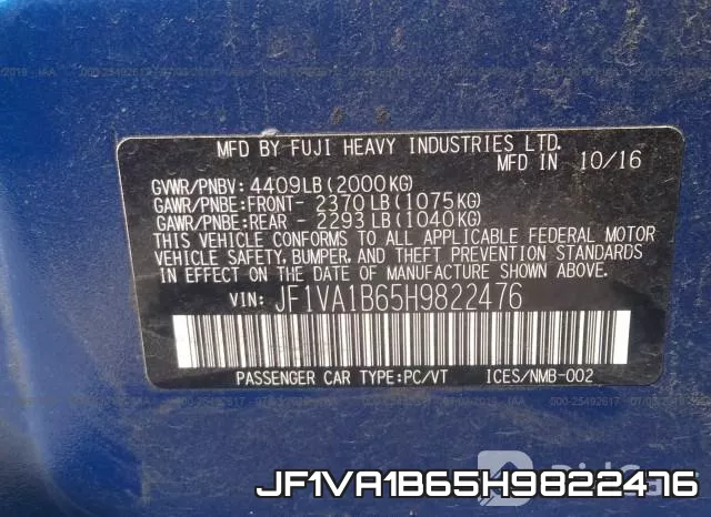 JF1VA1B65H9822476 фото 10