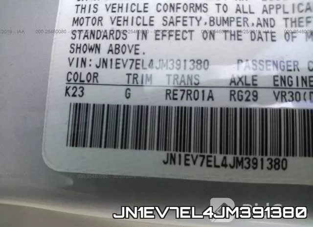 JN1EV7EL4JM391380 фото 10
