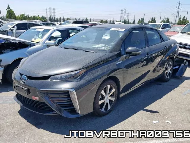 JTDBVRBD7HA003756 фото 3