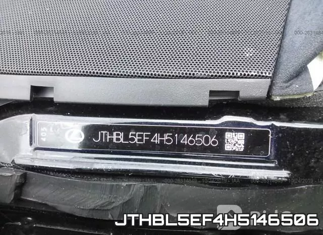 JTHBL5EF4H5146506 фото 10