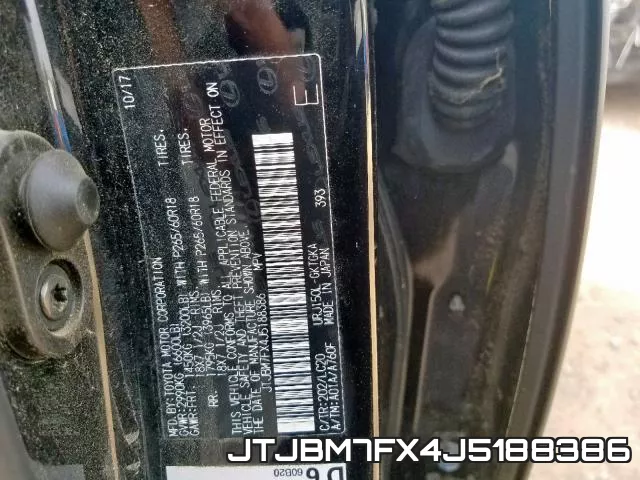 JTJBM7FX4J5188386 фото 2