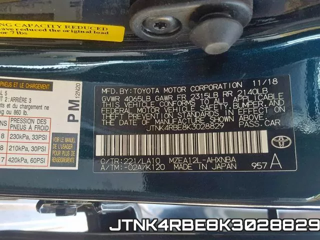 JTNK4RBE8K3028829 фото 2