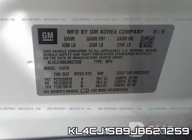 KL4CJ1SB9JB627259 фото 10