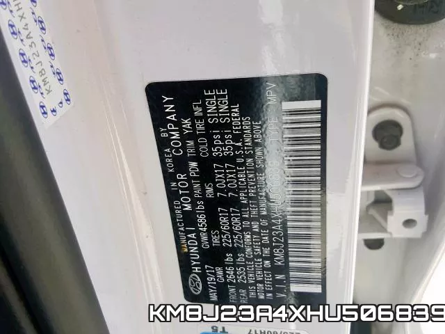 KM8J23A4XHU506839 фото 2