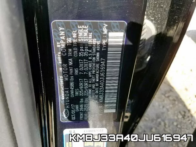 KM8J33A40JU616947 фото 2