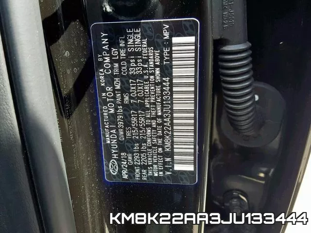 KM8K22AA3JU133444 фото 2