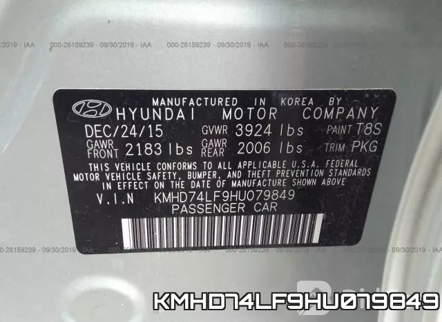 KMHD74LF9HU079849 фото 9