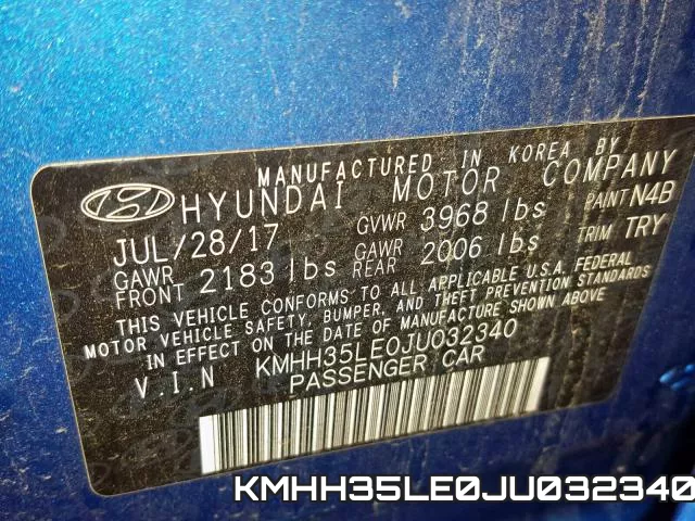 KMHH35LE0JU032340 фото 2