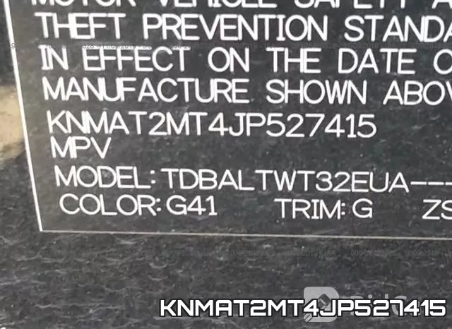 KNMAT2MT4JP527415 фото 10