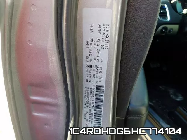 1C4RDHDG6HC774104 фото 2