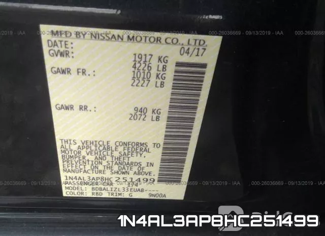 1N4AL3AP8HC251499 фото 10