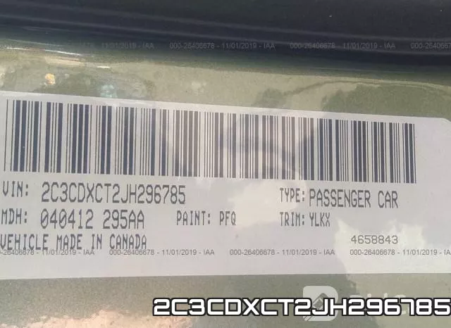 2C3CDXCT2JH296785 фото 10