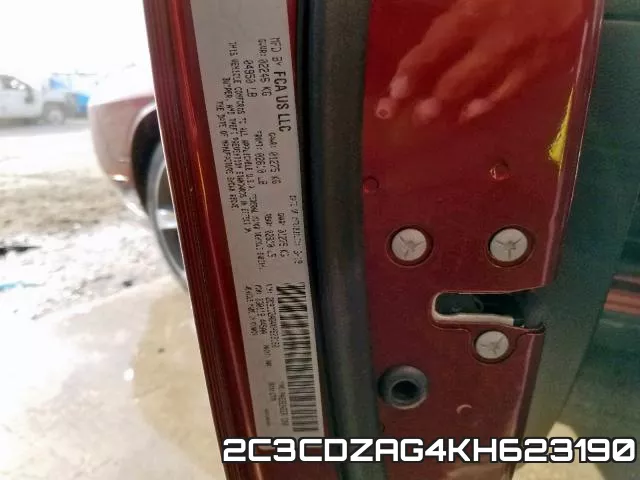 2C3CDZAG4KH623190 фото 2