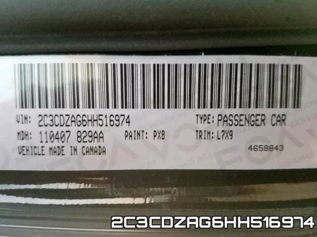 2C3CDZAG6HH516974 фото 2