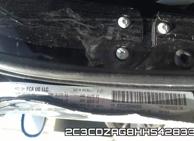 2C3CDZAG8HH542833 фото 10