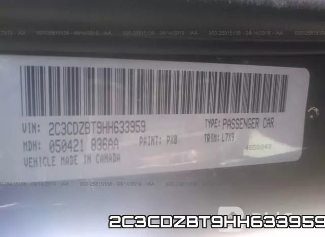 2C3CDZBT9HH633959 фото 10