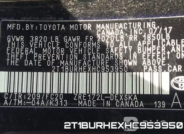 2T1BURHEXHC953950 фото 10
