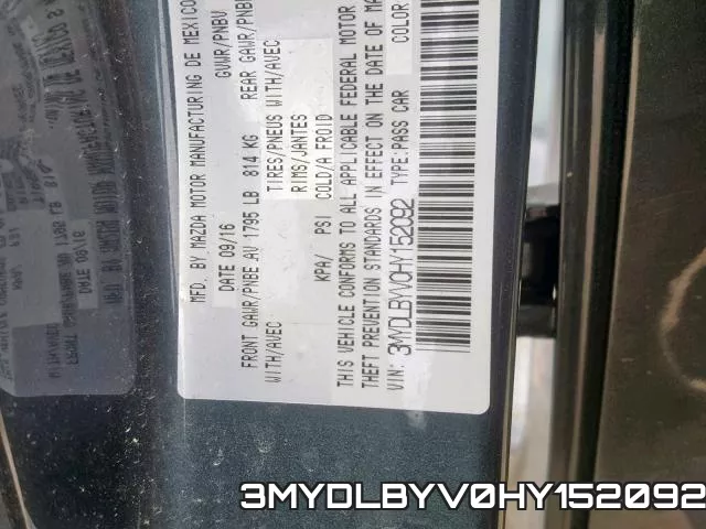 3MYDLBYV0HY152092 фото 2