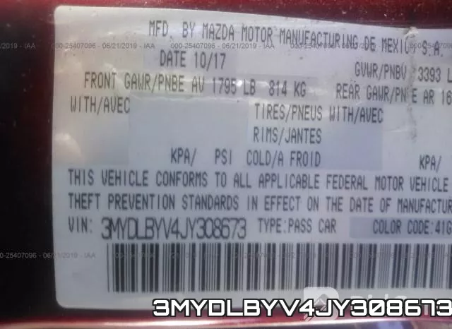 3MYDLBYV4JY308673 фото 10