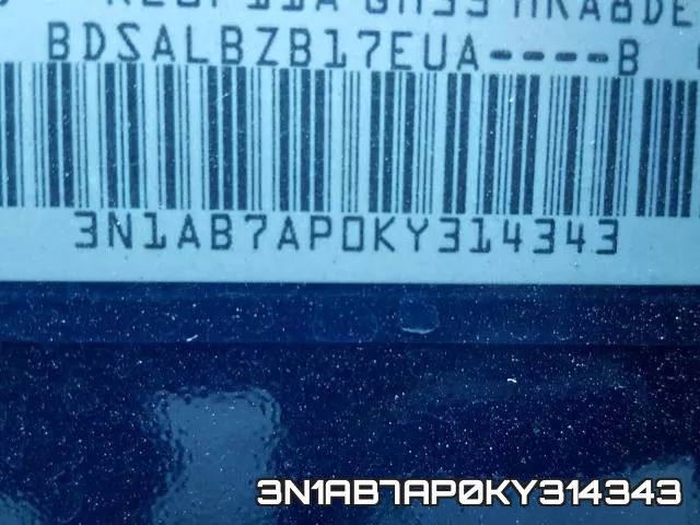 3N1AB7AP0KY314343 фото 2