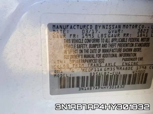 3N1AB7AP4HY301832 фото 2