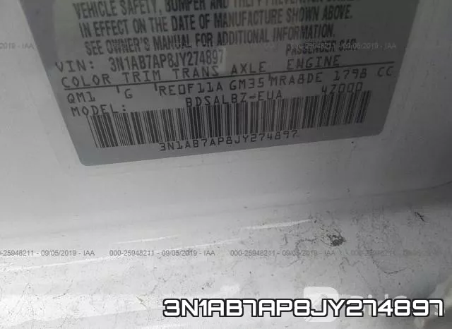 3N1AB7AP8JY274897 фото 10