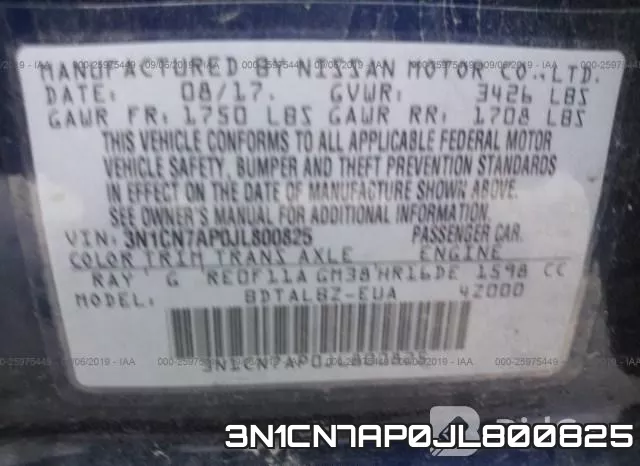 3N1CN7AP0JL800825 фото 10