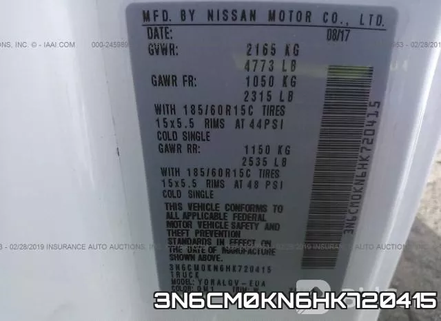 3N6CM0KN6HK720415 фото 10