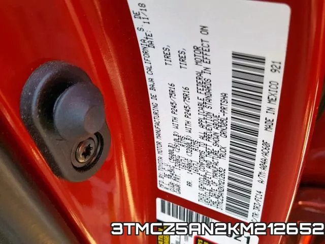 3TMCZ5AN2KM212652 фото 2