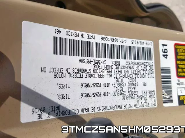 3TMCZ5AN5HM052937 фото 2
