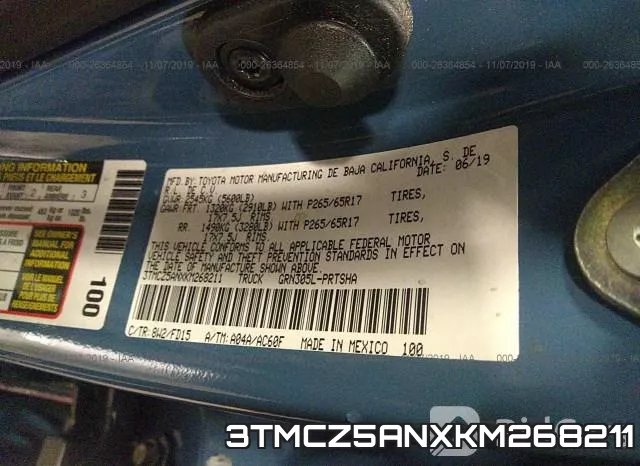 3TMCZ5ANXKM268211 фото 10