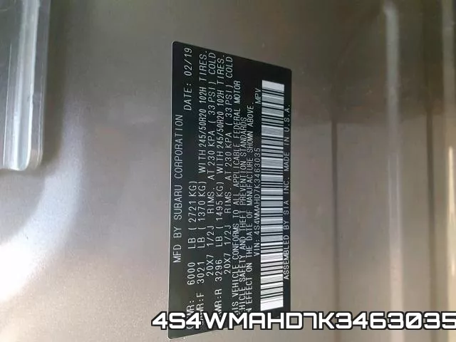 4S4WMAHD7K3463035 фото 2