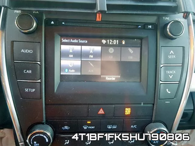4T1BF1FK5HU790806 фото 10