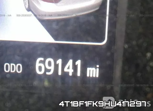 4T1BF1FK9HU417297 фото 8
