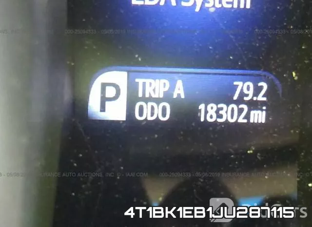 4T1BK1EB1JU287115 фото 8