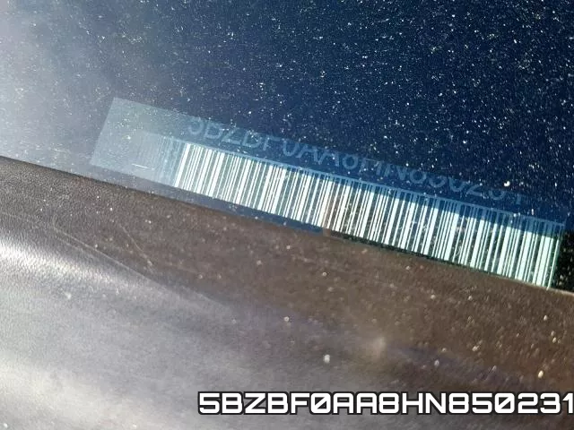 5BZBF0AA8HN850231 фото 2