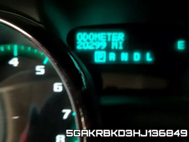5GAKRBKD3HJ136849 фото 9