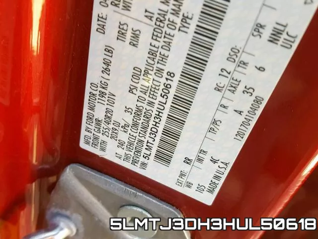 5LMTJ3DH3HUL50618 фото 2