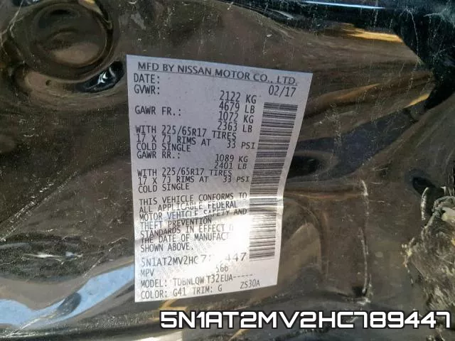 5N1AT2MV2HC789447 фото 2