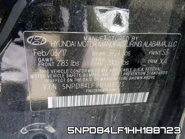 5NPD84LF1HH188723 фото 2