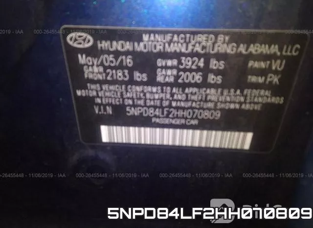 5NPD84LF2HH070809 фото 10