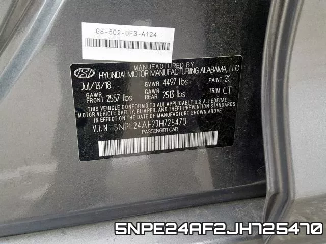 5NPE24AF2JH725470 фото 2
