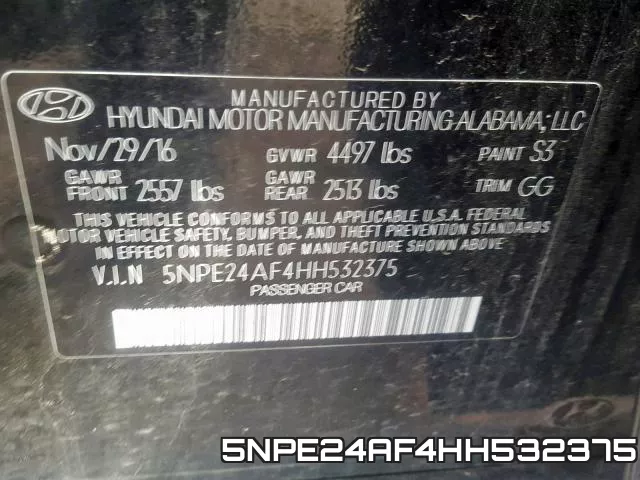 5NPE24AF4HH532375 фото 2