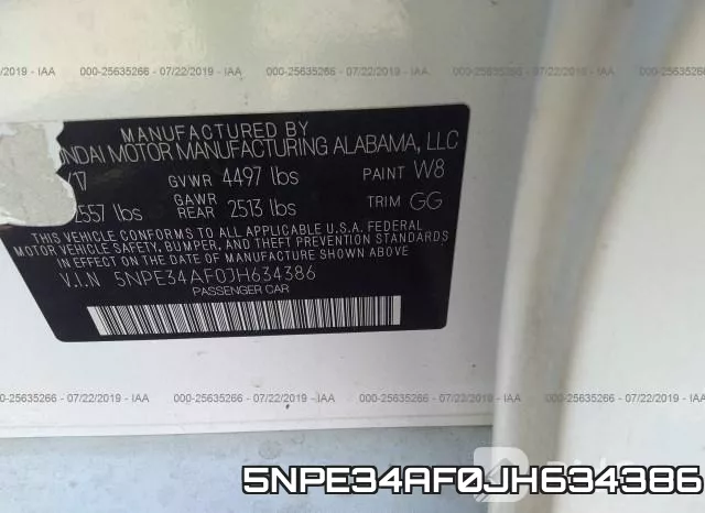 5NPE34AF0JH634386 фото 10